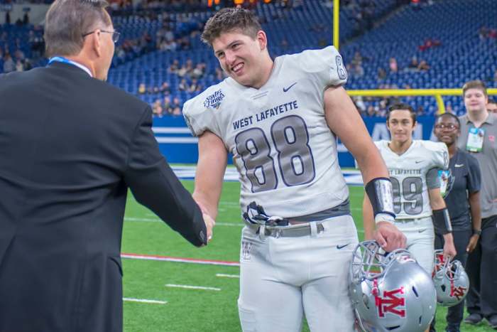George Karlaftis starred for West Lafayette High School and Purdue before becoming an NFL starter.